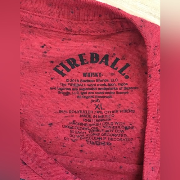 Fireball Whiskey Graphic Tee XL NWOT - Picture 4 of 4